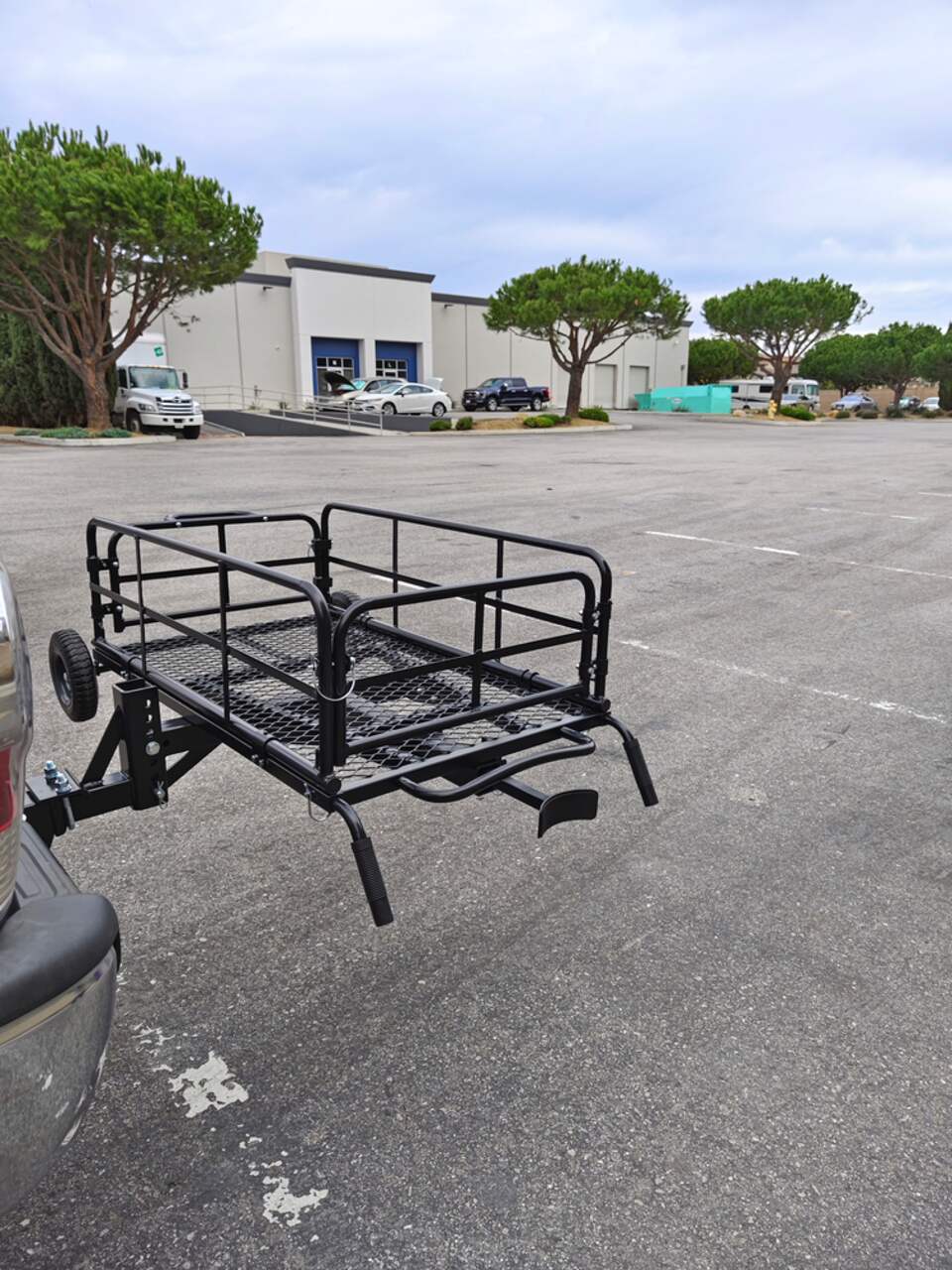 Mobile Cart Hitch Basket Carrier