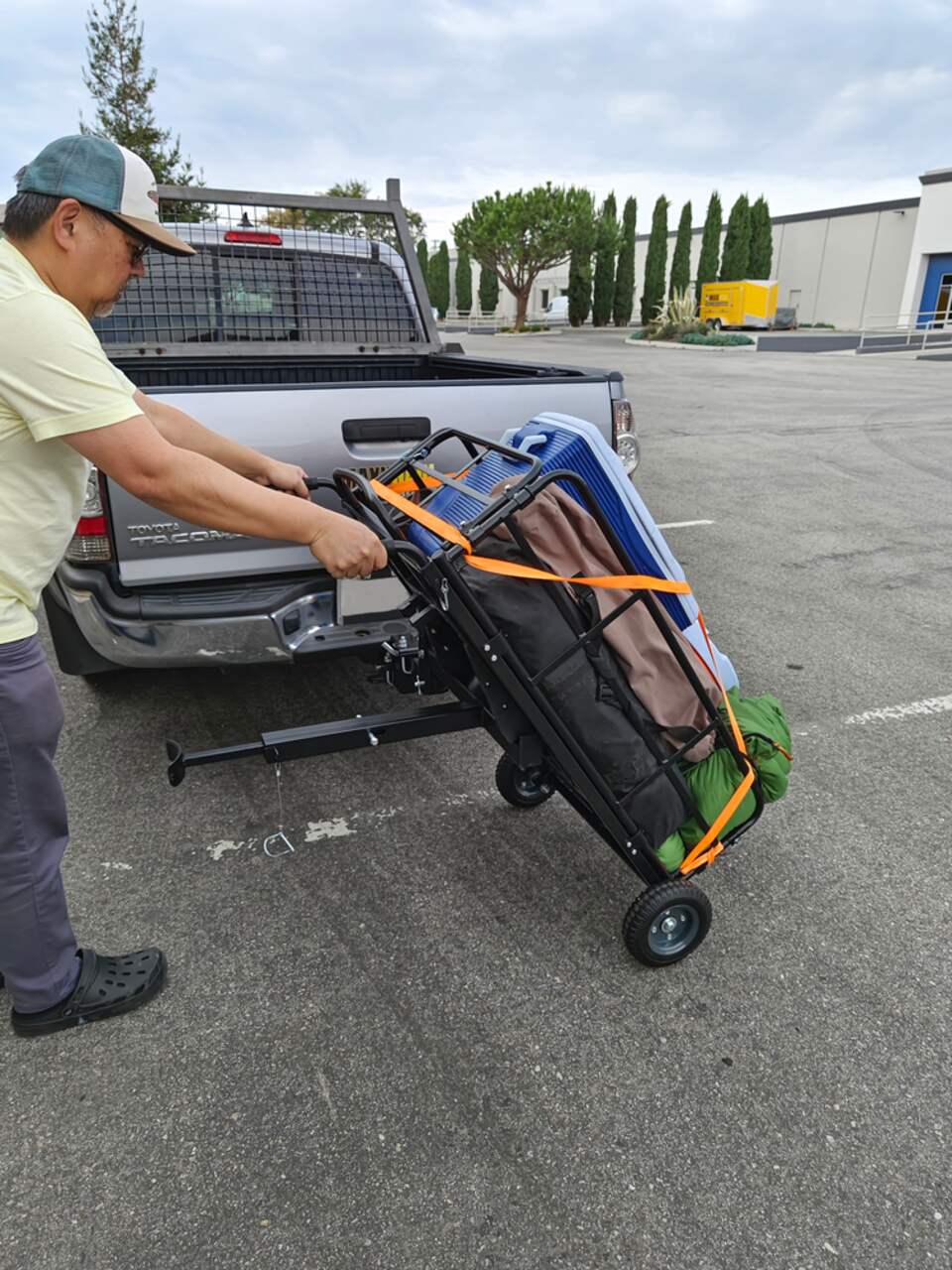 Mobile Cart Hitch Basket Carrier