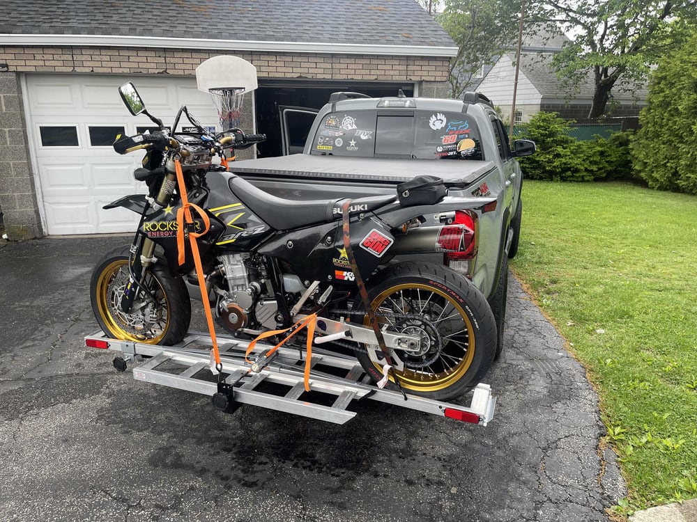 motorcycle with carrier