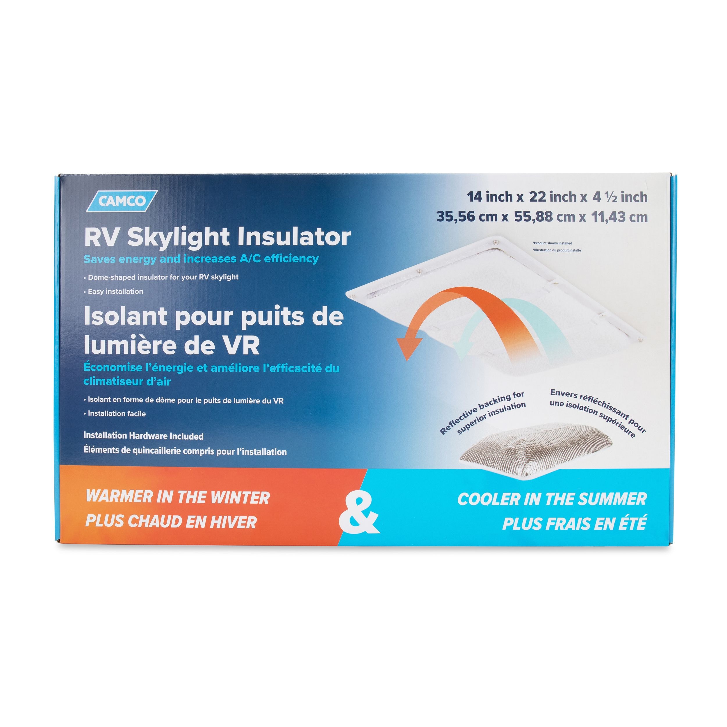 Camco DomeShaped RV Skylight Insulator Canadian Tire
