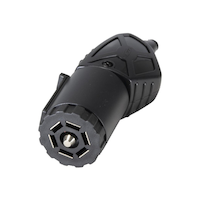 Hopkins Towing Solution Endurance 7 RV Blade Trailer End & Bracket Front_Three_Fourths_Angled_Left