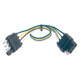 Rallonge connecteur plat à 4 fils Hopkins Towing Solution, 12 po Front_Flat
