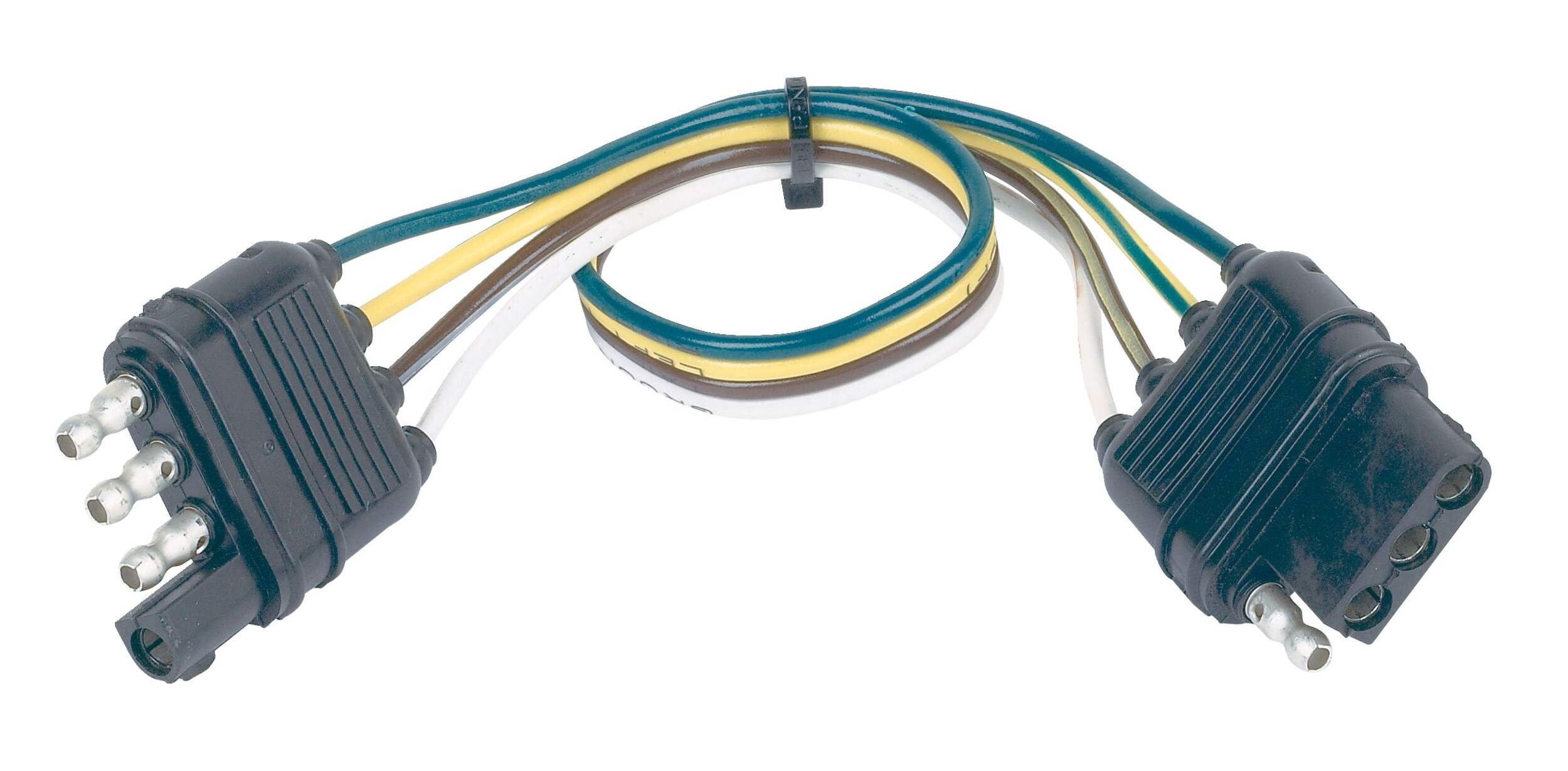 Hopkins Towing Solution 4 Wire Flat Extension, 12-in Front_Flat