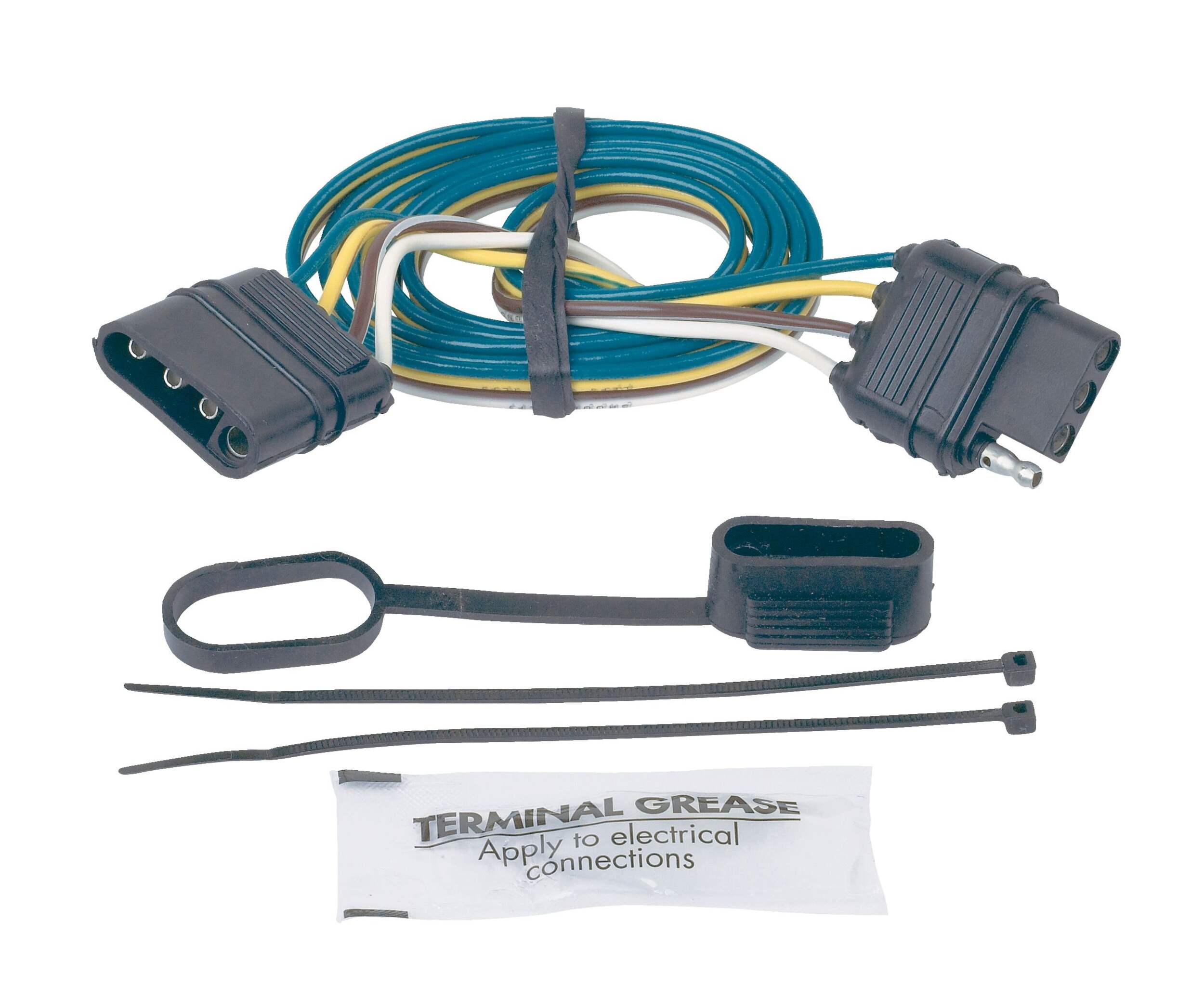 Rallonge connecteur plat à 4 fils Hopkins Towing Solution, 48 po Front_Elevated