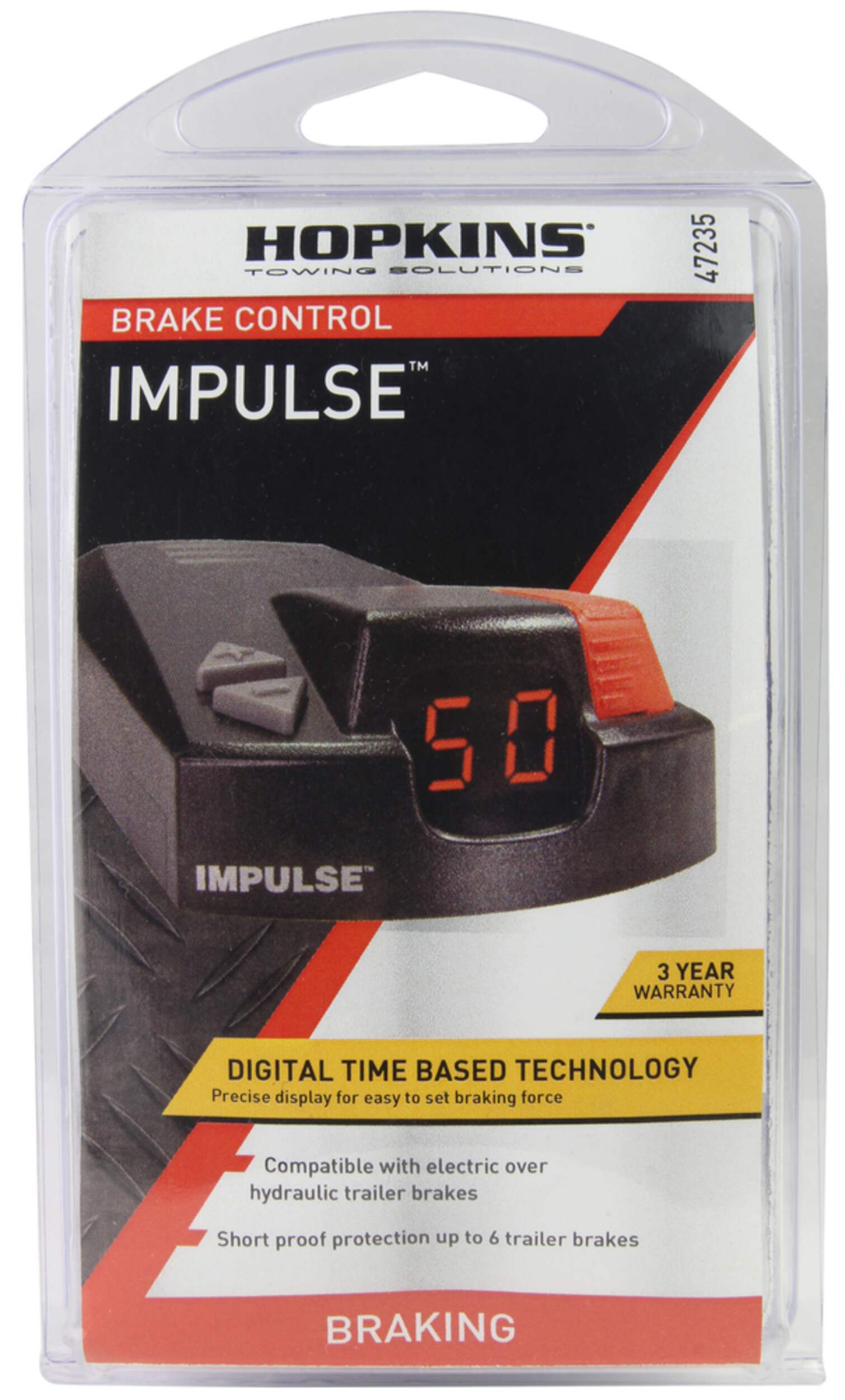 Hopkins Towing Solution Impulse TimeBased Digital Brake Control with