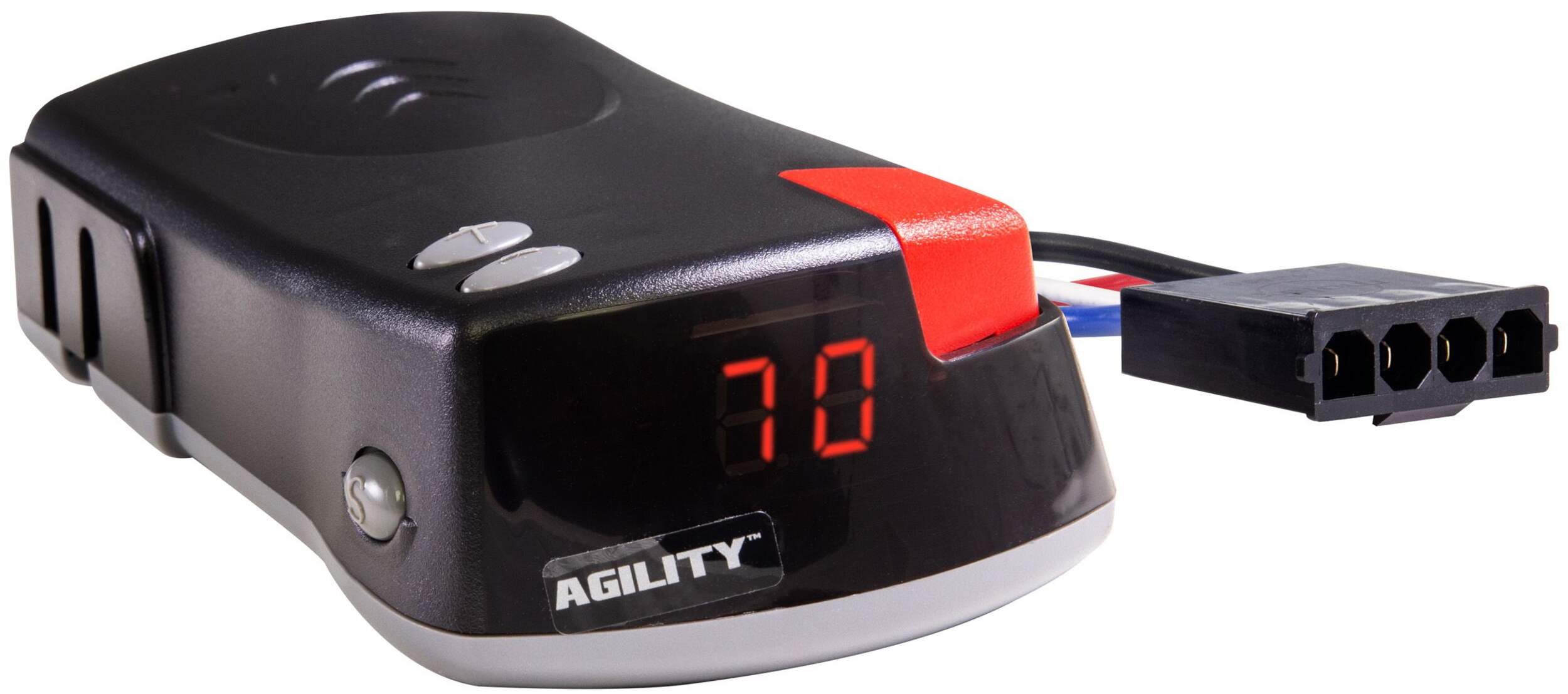 Hopkins Towing Solution Agility Proportional Digital Brake Control with Quick Connect Front_Three_Fourths_Angled_Right
