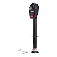 MotoMaster 12V DC Electric Trailer Jack, 5000 lb Capacity Front_Angled_Left