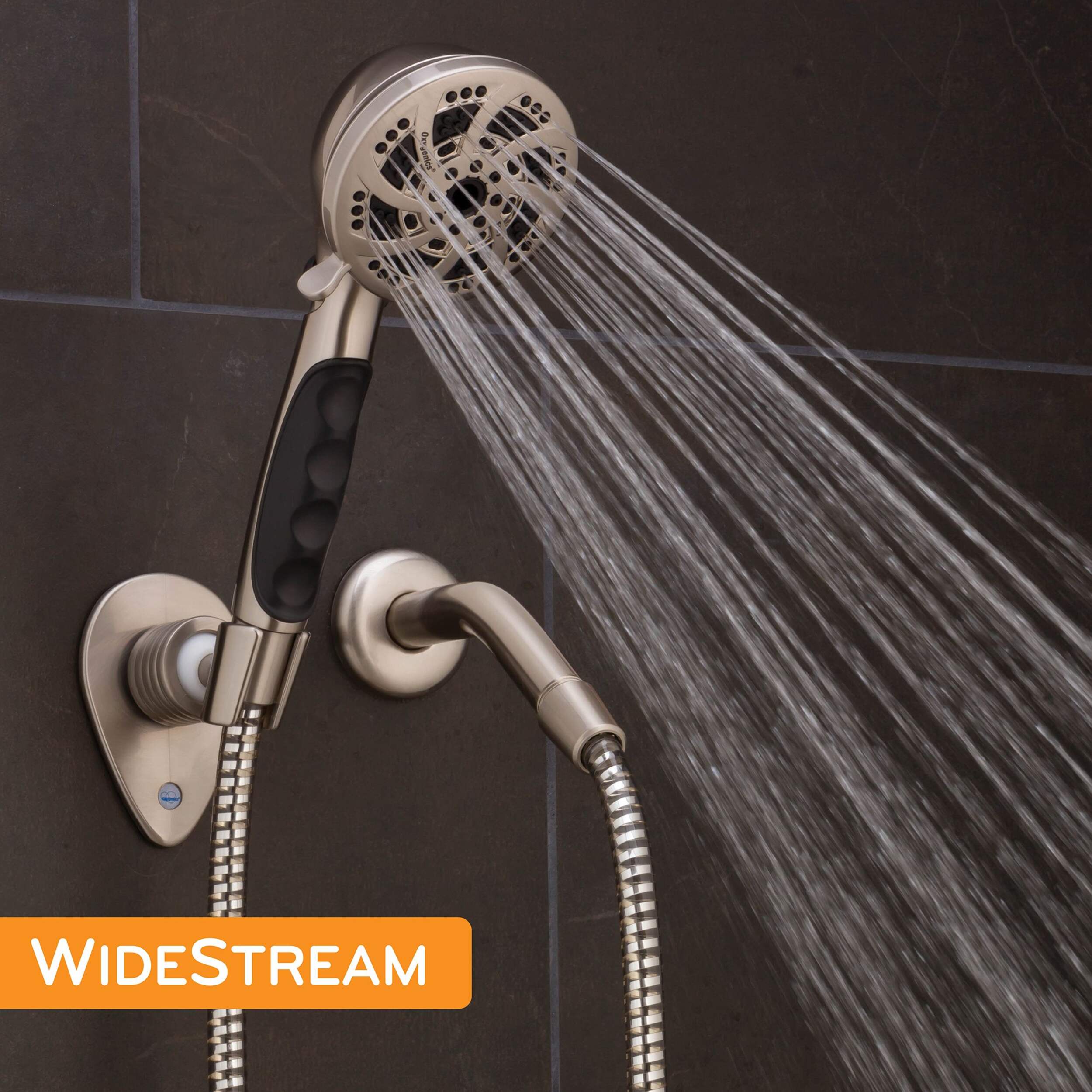 Oxygenics 92460 Fury RV Shower Head, Brushed Nickle Canadian Tire