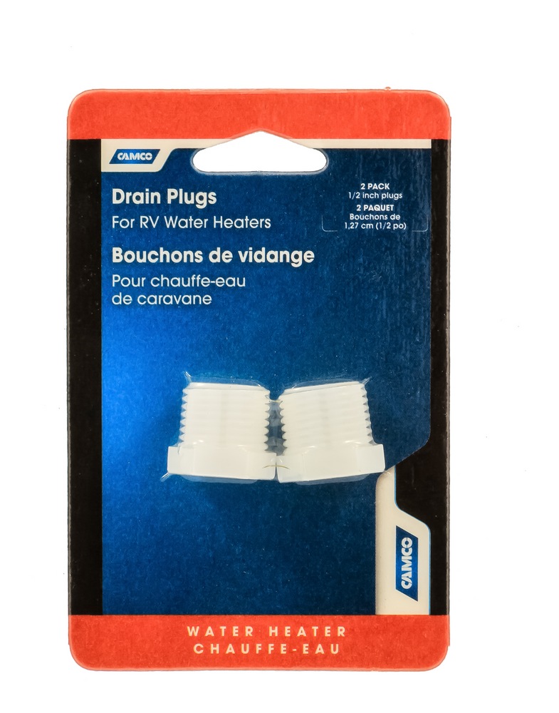 CAMCO Drain Plugs for RV Water Heater, 1/214 NPT, 2pk Canadian Tire