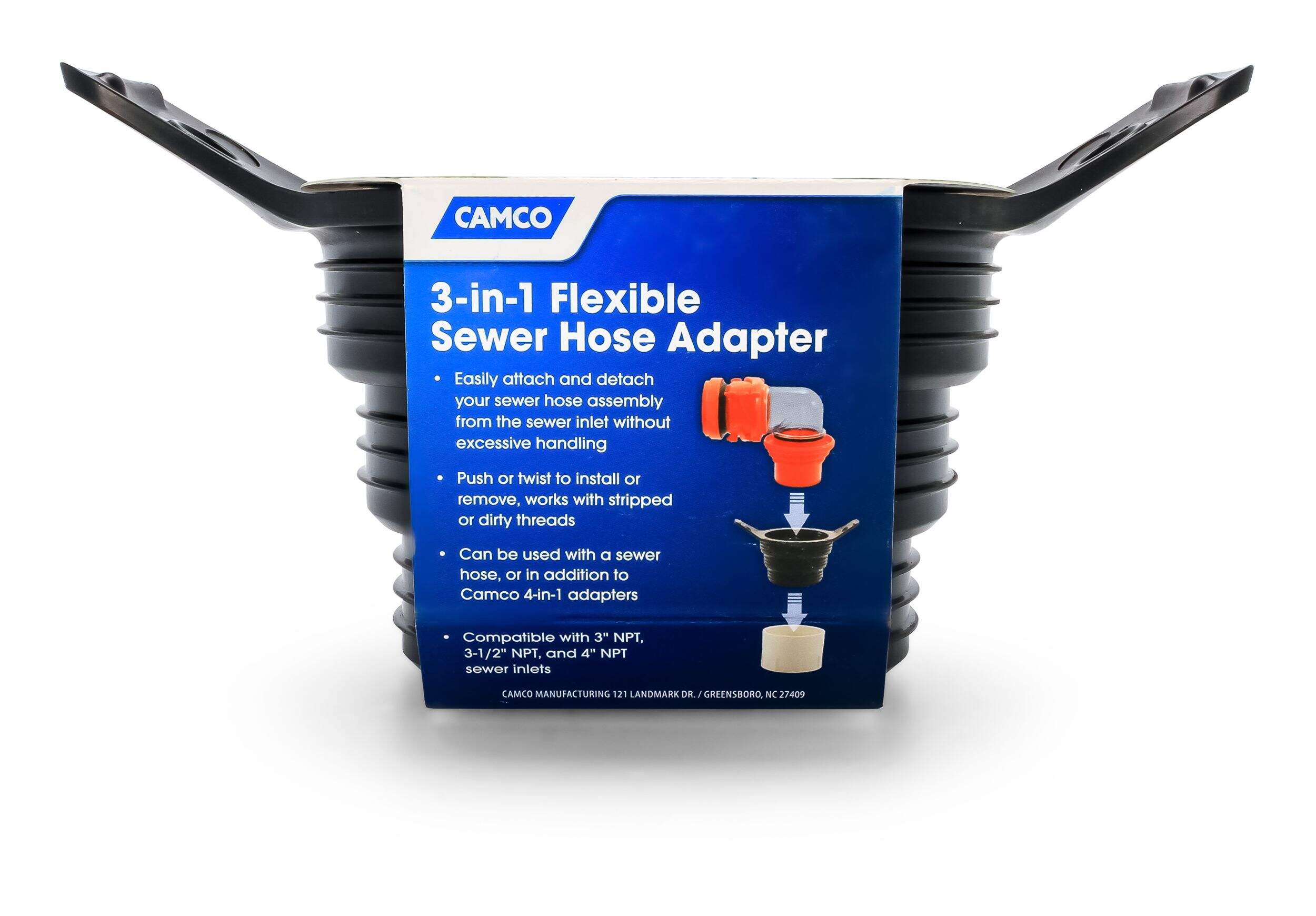 CAMCO 3in1 Flexible Sewer Hose Adapter Canadian Tire