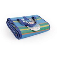 CAMCO 42815 Handy Matt with Straps, 60 x 78-in, Blue/Green Front_Angled_Right