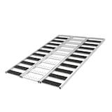 CargoMaster Aluminum Multi-Function Tri-Fold Snowmobile/ATV Ramp, 77 x 54-in, 1500-lb Front_Three_Fourths_Angled_Left