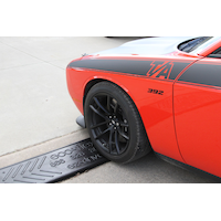 Eco-Flex EZ-Drive Rubber Curb Driveway Ramp, 60-in x 16-in, Black CloseUp