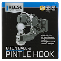 REESE Towpower Pintle Hook & Tow Ball, 1-7/8-in Front_Flat