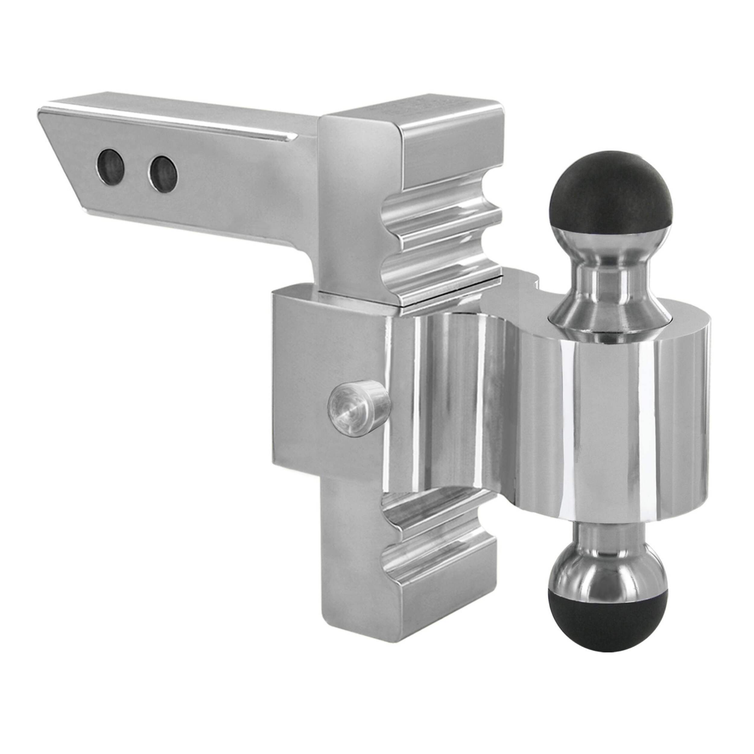 Andersen Rapid Hitch 6-in drop, 1-7/8 x 2-in Greaseless Tow Ball Front_Angled_Right