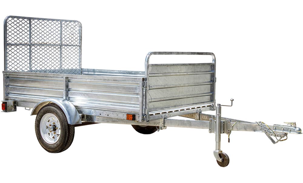 Detail K2 Mighty 5x7 Galvanized Multi-Utility Boxed Trailer with Drop ...