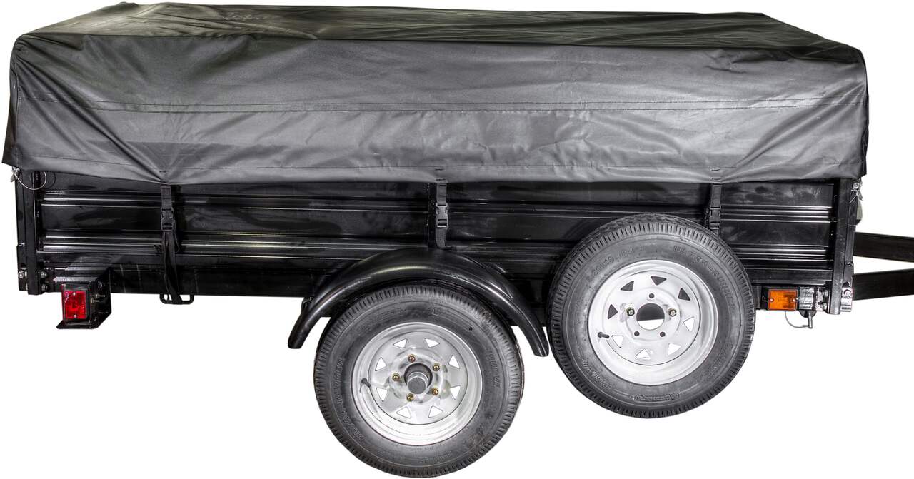 Heavy Duty Universal Rubber Truck Mat, 4-ft x 6-ft