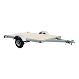 Stirling Galvanized Kit Trailer, 4-ft x 6-ft Front_Angled_Right