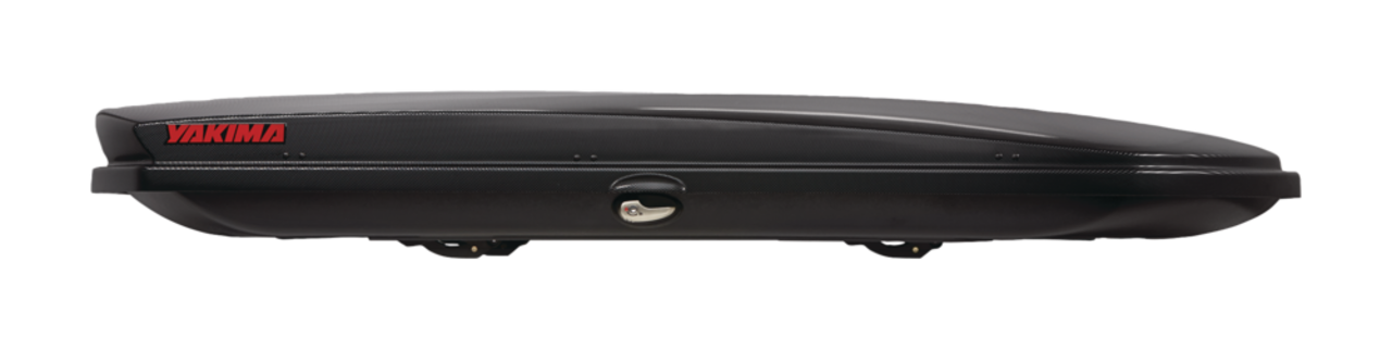 Yakima Skybox Lo Rectangle Shaped Carbonite Roof Top Cargo Box w SKS Lock Black Canadian Tire