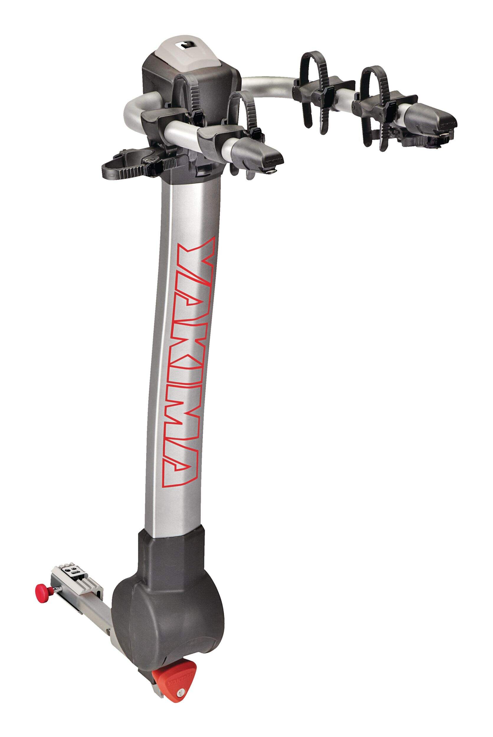 Yakima RidgeBack 2-Bike Hitch Mount Bike Rack, Fits 1-1/4, 2-in Receiver, Granite Grey Front_Angled_Right