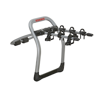 Yakima Halfback 3-Bike Trunk Mount Bike Rack w/ 4 Adjustable Straps, Granite Grey Front_Angled_Right