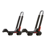 Porte-kayak pour toit Yakima JayLow J-Cradle avec sangles d’attache, paq. 2 Front_Angled_Left