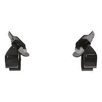 Yakima SweetRoll Roof Top Mount Kayak Rack w/ Straps & Tie-Downs, 2-pc Front_Flat