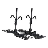 CURT Tray-Style Hitch-Mounted Bike Rack (4-Bike, 2-in Shank) Front_Three_Fourths_Angled_Left
