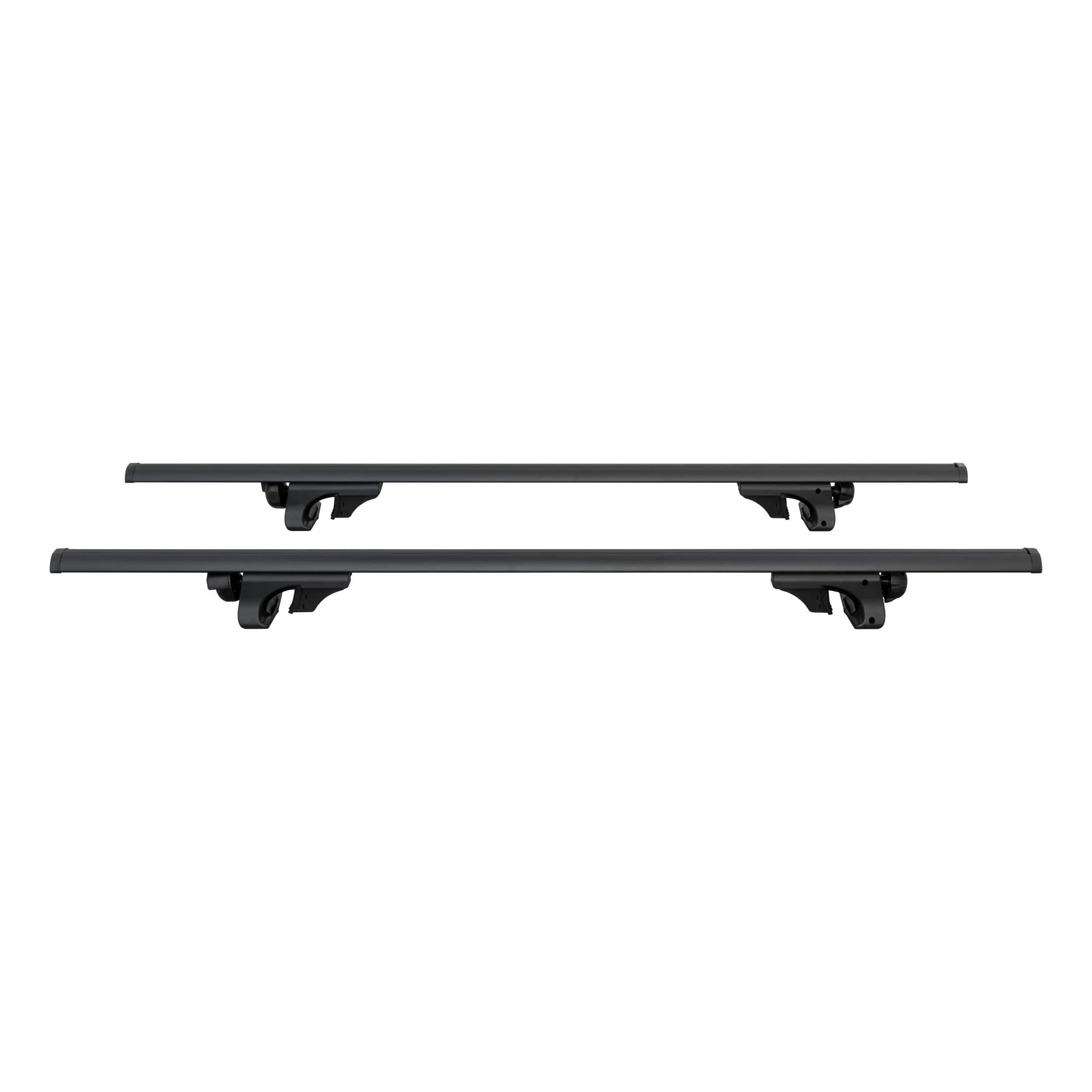 CURT Universal Aluminum Raised Rail Roof Rack And Crossbars Black 53 3 8 in 2 pc Canadian Tire