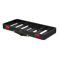 Porte-bagages en aluminium CURT 18415 ActiveLink, pour récepteur de 2 po, noire, 49 x 22 po