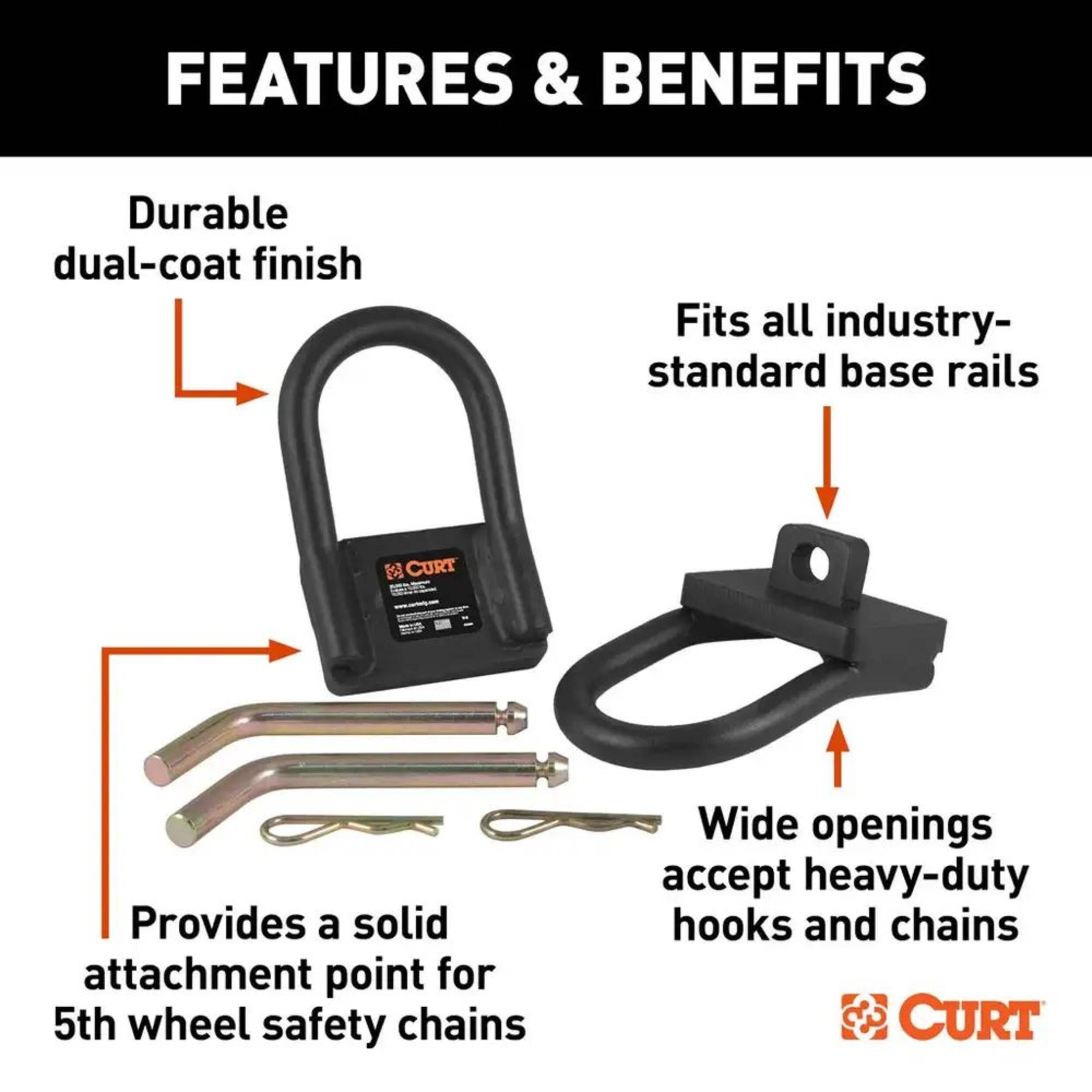 CURT 5th Wheel Safety Chain Anchors Canadian Tire