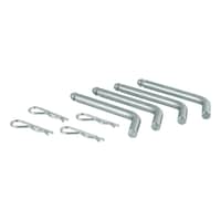 CURT Replacement 5th Wheel Pins & Clips (1/2-in Diameter) Front_Angled_Right