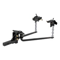 CURT 17057 MV Round Bar Weight Distribution Hitch (6-8K lbs, 31-3/16-in)