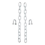 Chaînes de distribution du poids CURT de rechange, barre ronde Front_Flat