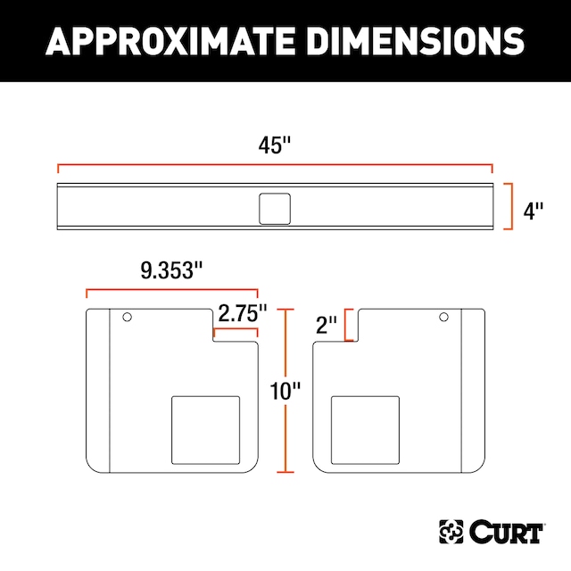 CURT Universal WeldOn Trailer Hitch Canadian Tire