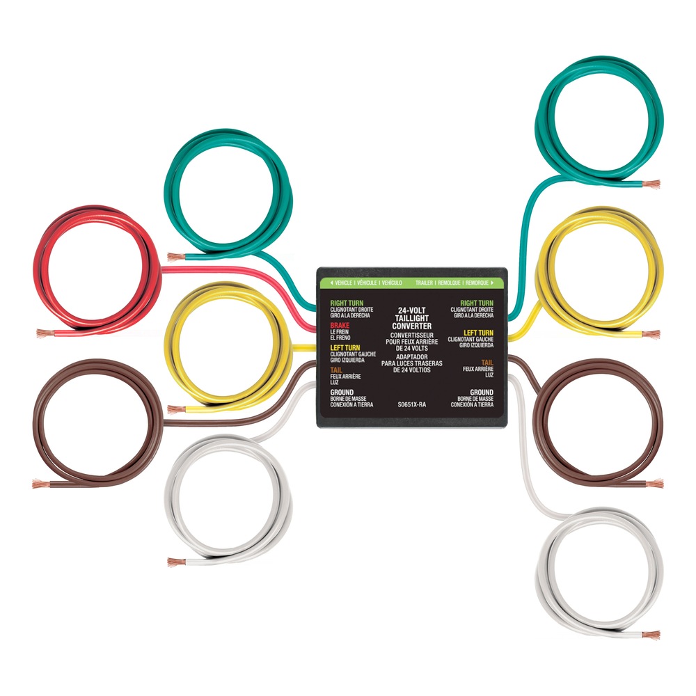 CURT Universal 24V 3to2 Wire Trailer Tail Light Converter Canadian Tire
