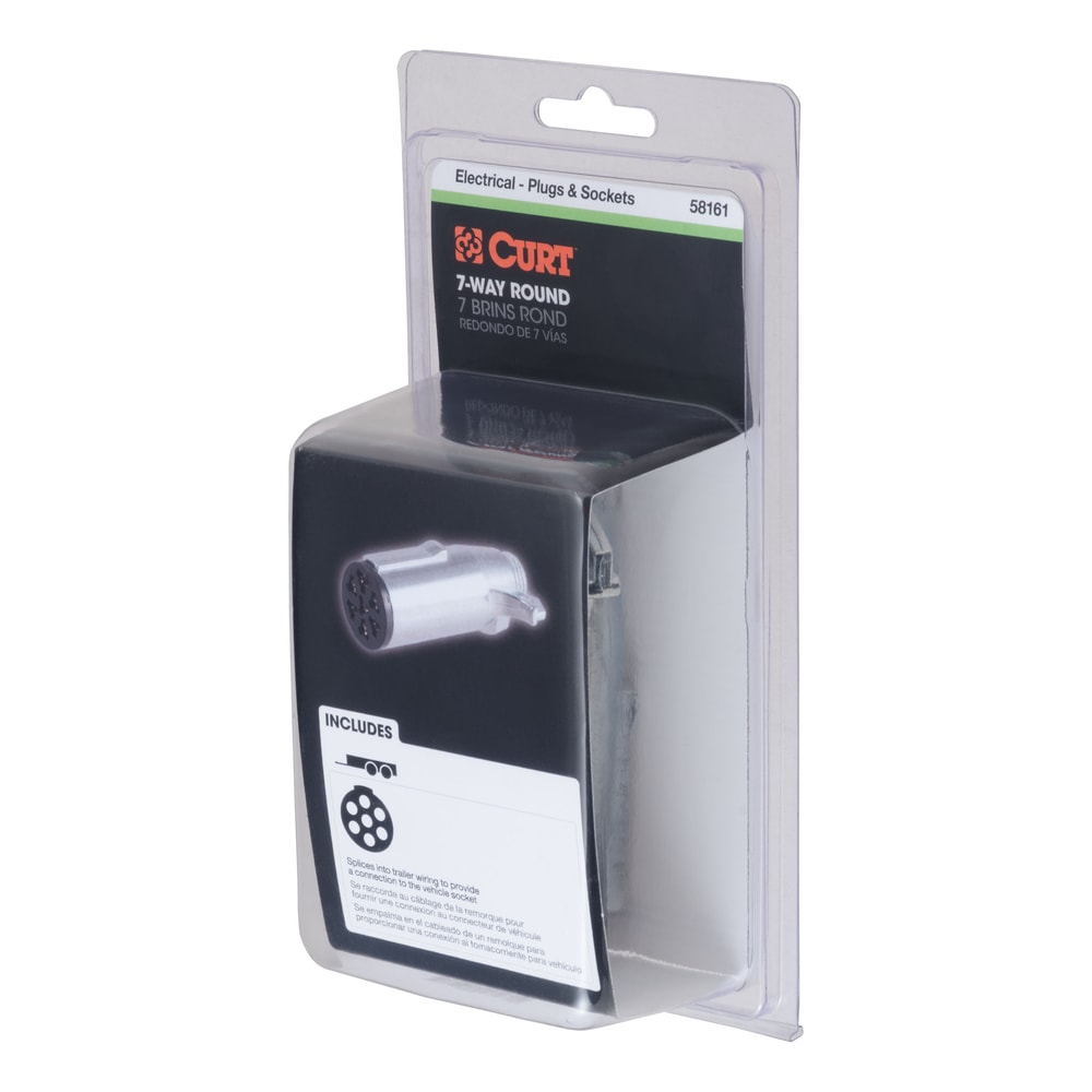 CURT 7Way Round Connector Plug Canadian Tire