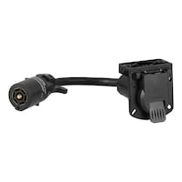 CURT 7-Way RV Blade LED Electrical Adapter Front_Angled_Left
