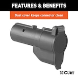 CURT Truck Back Up Alarm for 7-Way RV Blade (Packaged) Front_Angled_Left