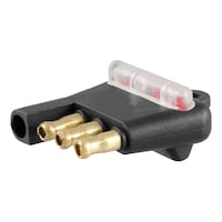 CURT 58260 4-Way Flat Vehicle & Trailer Connector Tester Front_Three_Fourths_Angled_Left