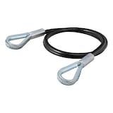 CURT Replacement 36-in x 3/8-in Tow Bar Base Plate Cable (7,500-lb) Front_Three_Fourths_Angled_Left