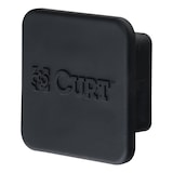 CURT Rubber Hitch Tube Cover, 2-1/2-in Front_Three_Fourths_Angled_Left