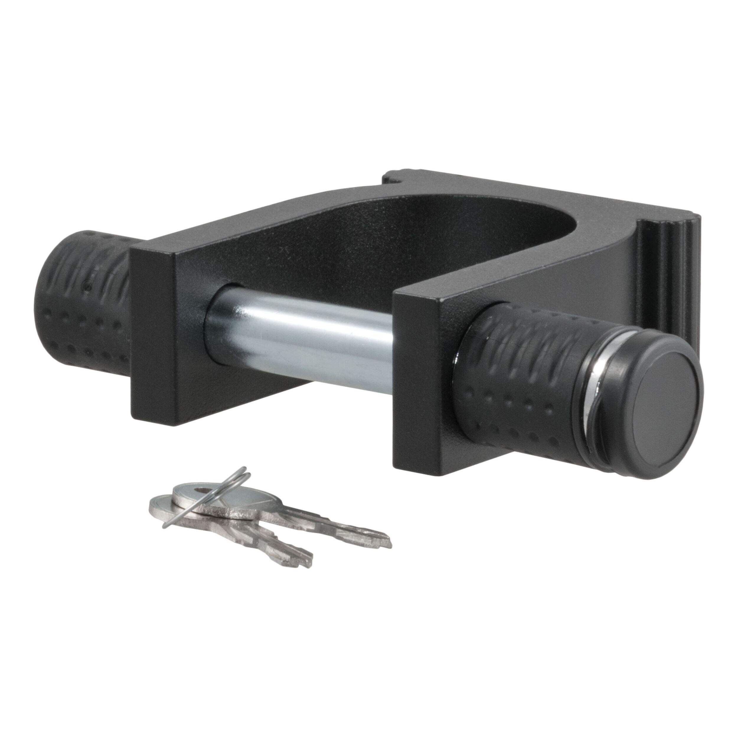 CURT 5th Wheel Kingpin Lock, Fits 2-in Diameter Kingpin Front_Three_Fourths_Angled_Left
