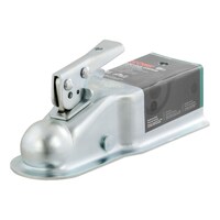 Boîtier d'attelage Posi-Lock droit de 2 po CURT 25100 (5 000 lb, zinc)
