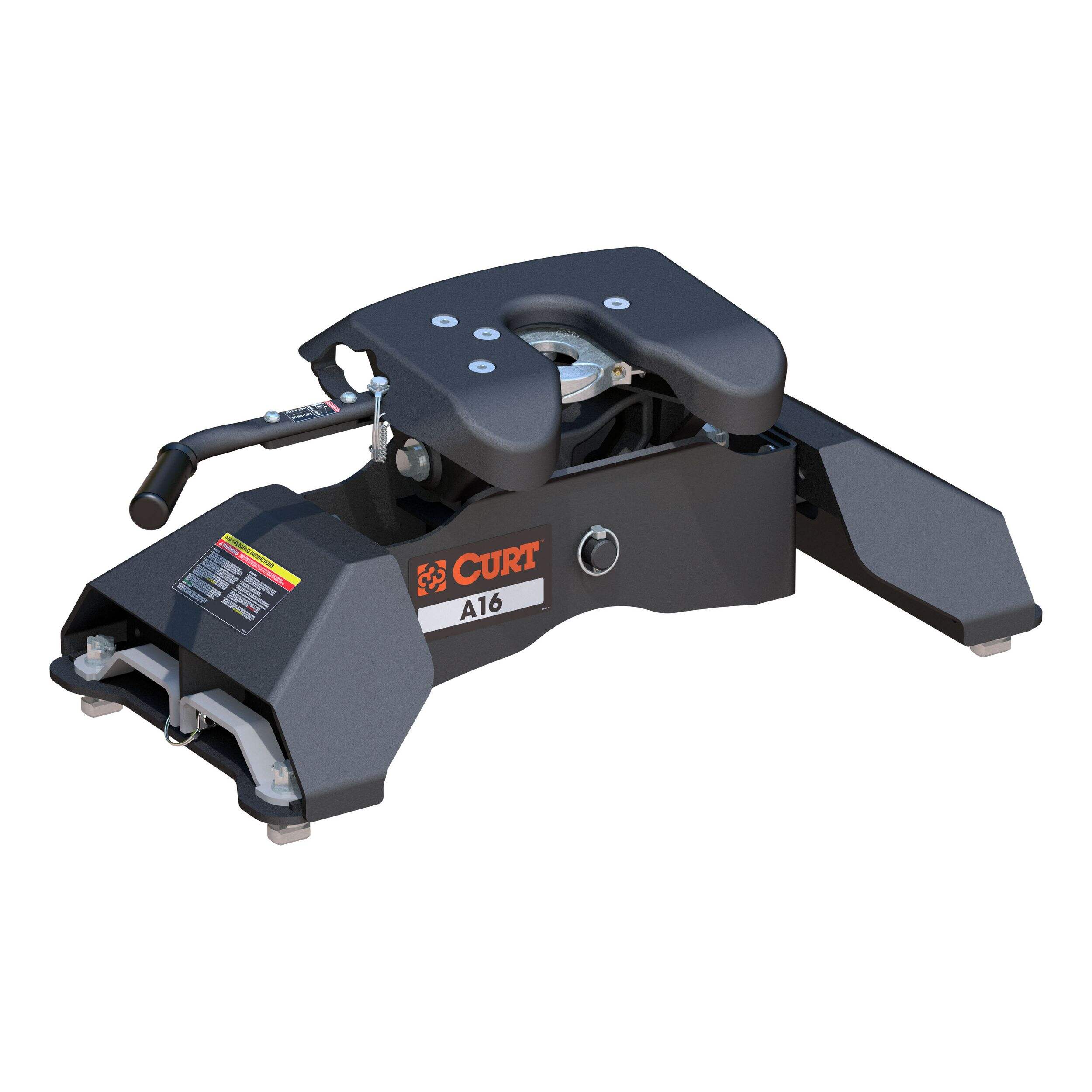Attelage pour sellette d'attelage A16 CURT Front_Angled_Right