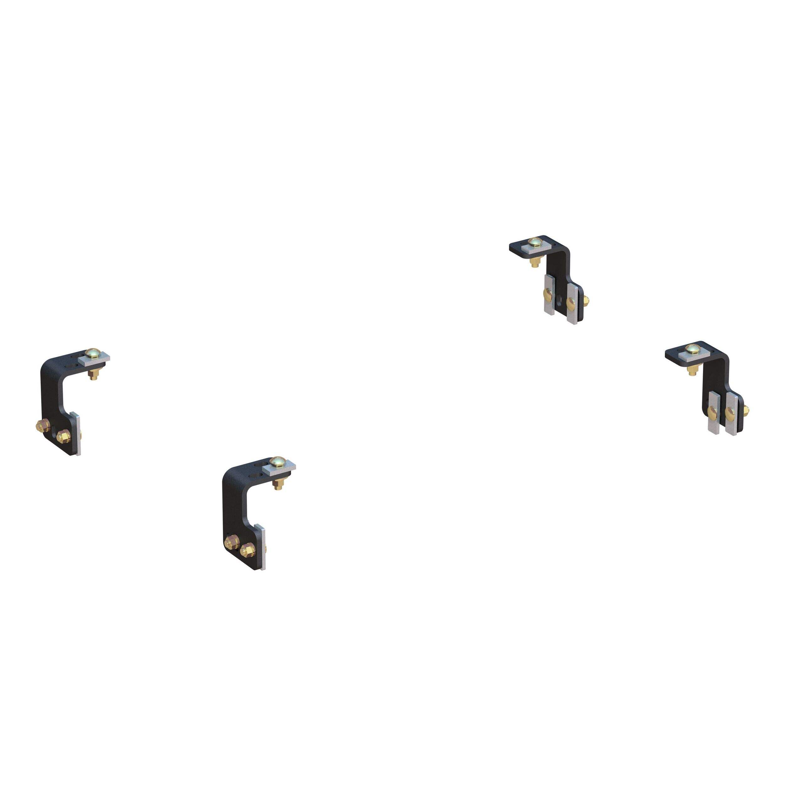 CURT Semi-Custom 5th Wheel Brackets, Select Models Front_Three_Fourths_Angled_Right