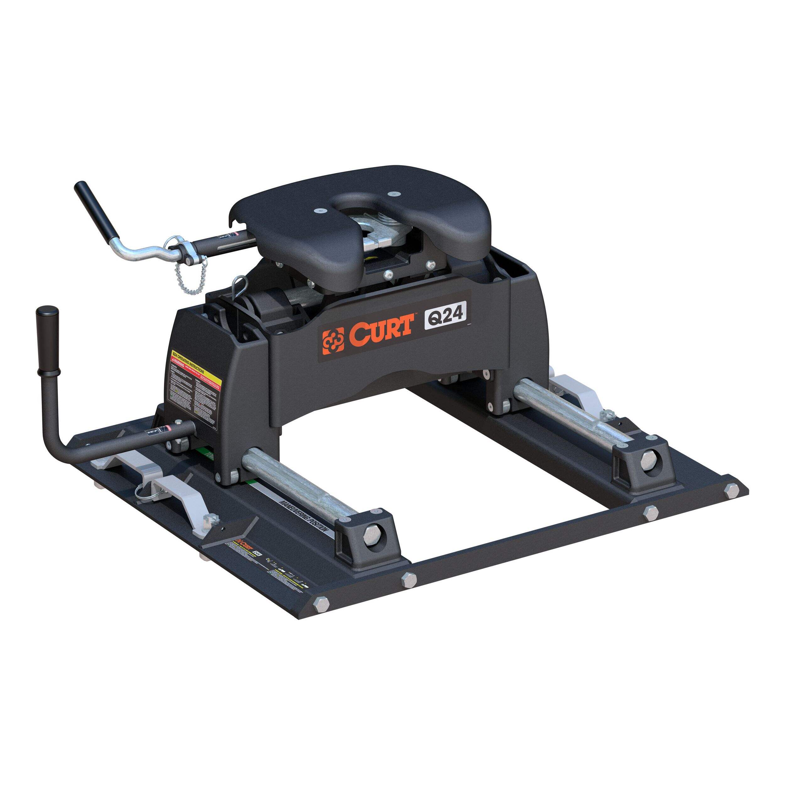 CURT Q24 5th Wheel Slider Hitch Front_Angled_Right