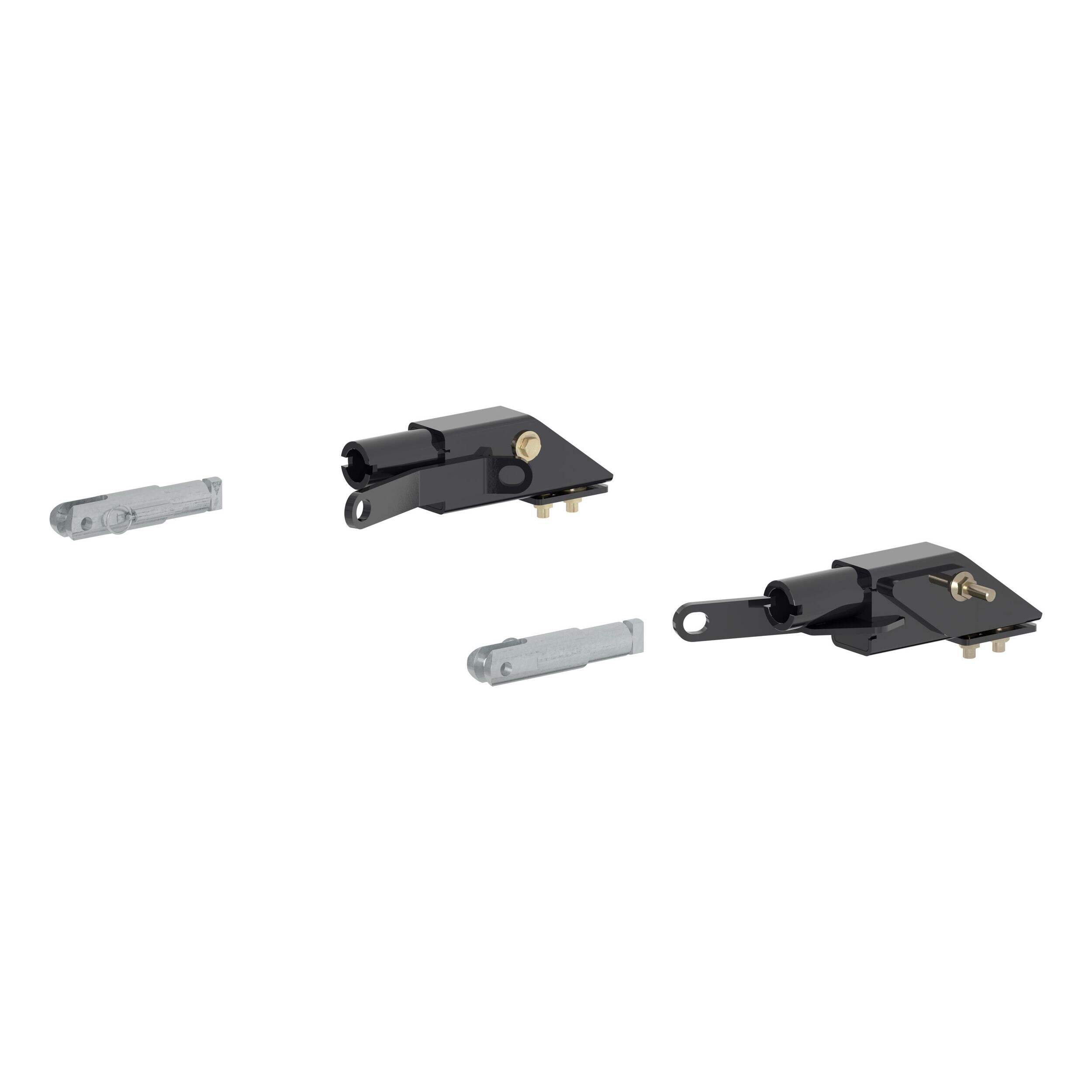 Supports de plaque de base de barre de remorquage personnalisée CURT 70131 pour remorquage pneumatique, certaines Chevrolet, GMC Front_Three_Fourths_Angled_Left