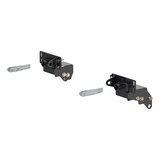 CURT 70137 Custom Tow Bar Base Plate Brackets for Dinghy Towing, Select Ford F-250 Front_Three_Fourths_Angled_Left