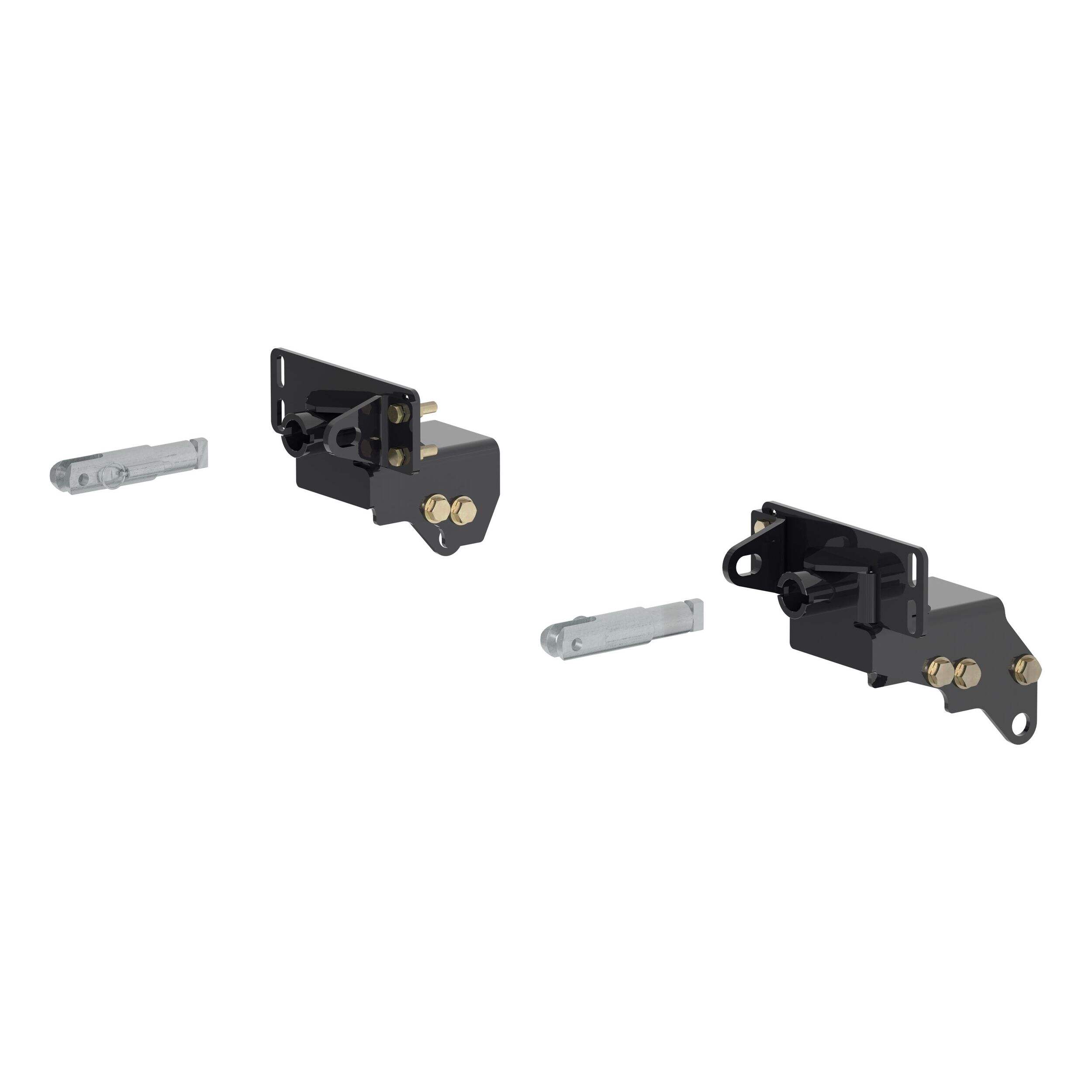 Supports de plaque de base de barre de remorquage personnalisée CURT 70137 pour remorquage pneumatique, certaines Ford F-250 Front_Three_Fourths_Angled_Left